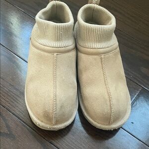 UGG Kids Tan Suede Shoes